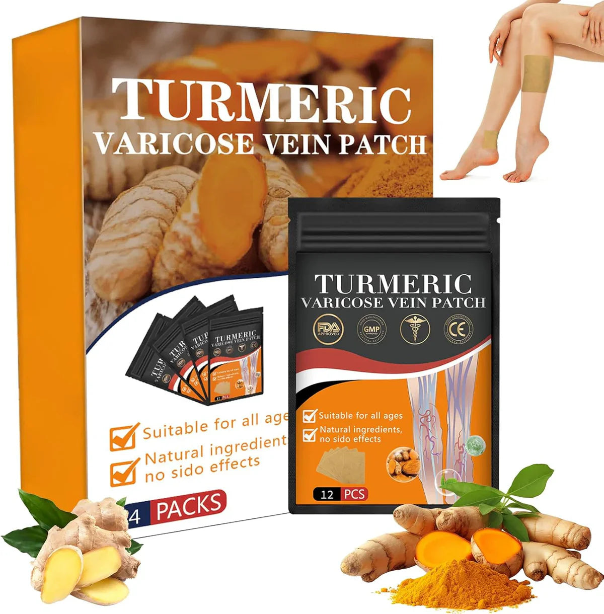 Instant Relief Varicose Vein Patches